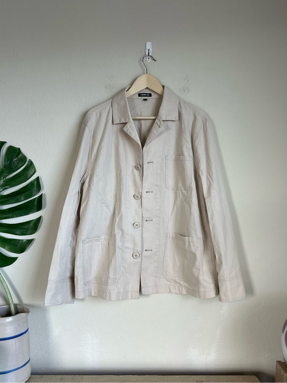 Express Men’s Lightweight Cotton Chore Jacket